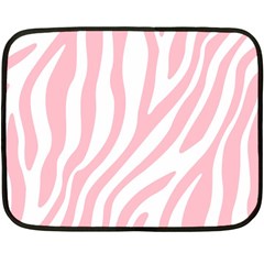 Pink Zebra Vibes Animal Print  Fleece Blanket (mini) by ConteMonfrey