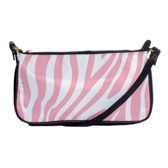 Pink Zebra Vibes Animal Print  Shoulder Clutch Bag by ConteMonfrey