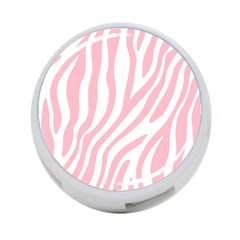 Pink Zebra Vibes Animal Print  4-port Usb Hub (one Side) by ConteMonfrey