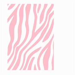 Pink Zebra Vibes Animal Print  Large Garden Flag (two Sides) by ConteMonfrey