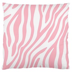 Pink Zebra Vibes Animal Print  Standard Premium Plush Fleece Cushion Case (two Sides) by ConteMonfrey