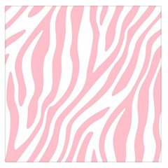 Pink Zebra Vibes Animal Print  Square Satin Scarf (36  X 36 ) by ConteMonfrey