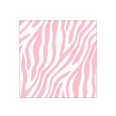 Pink Zebra Vibes Animal Print  Satin Bandana Scarf 22  X 22  by ConteMonfrey