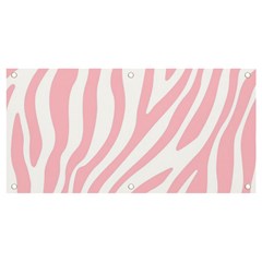 Pink Zebra Vibes Animal Print  Banner And Sign 4  X 2  by ConteMonfrey