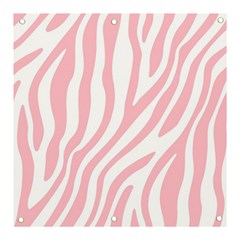 Pink Zebra Vibes Animal Print  Banner And Sign 3  X 3  by ConteMonfrey