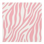 Pink Zebra Vibes Animal Print  Banner and Sign 4  x 4  Front