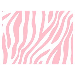 Pink Zebra Vibes Animal Print  Premium Plush Fleece Blanket (extra Small) by ConteMonfrey