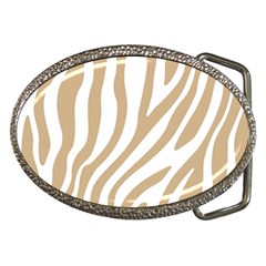 Brown Zebra Vibes Animal Print  Belt Buckles by ConteMonfrey