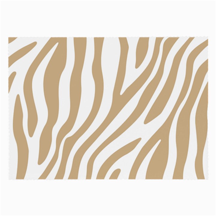 Brown Zebra Vibes Animal Print  Large Glasses Cloth