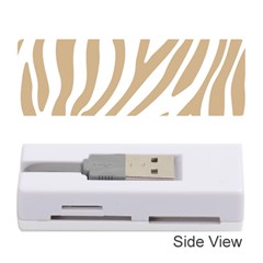 Brown Zebra Vibes Animal Print  Memory Card Reader (stick) by ConteMonfrey