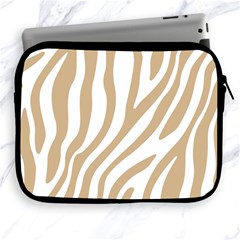 Brown Zebra Vibes Animal Print  Apple Ipad 2/3/4 Zipper Cases by ConteMonfrey