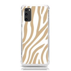 Brown Zebra Vibes Animal Print  Samsung Galaxy S20 6 2 Inch Tpu Uv Case by ConteMonfrey