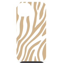 Brown Zebra Vibes Animal Print  Iphone 14 Black Uv Print Case