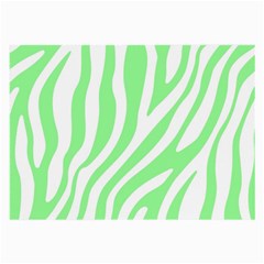 Green Zebra Vibes Animal Print  Large Glasses Cloth by ConteMonfrey