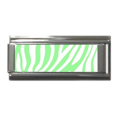 Green Zebra Vibes Animal Print  Superlink Italian Charm (9mm) by ConteMonfrey