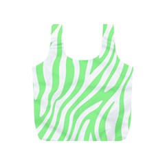 Green Zebra Vibes Animal Print  Full Print Recycle Bag (s) by ConteMonfrey