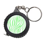 Green Zebra Vibes Animal Print  Measuring Tape Front