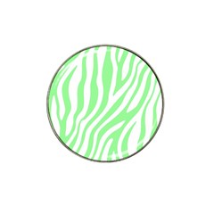 Green Zebra Vibes Animal Print  Hat Clip Ball Marker (4 Pack) by ConteMonfrey