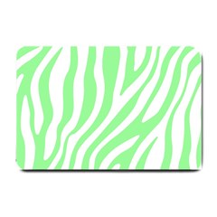 Green Zebra Vibes Animal Print  Small Doormat by ConteMonfrey