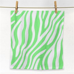 Green Zebra Vibes Animal Print  Face Towel by ConteMonfrey