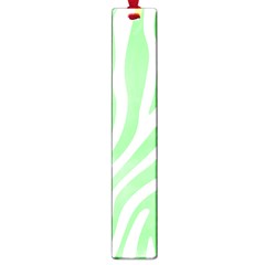 Green Zebra Vibes Animal Print  Large Book Marks by ConteMonfrey