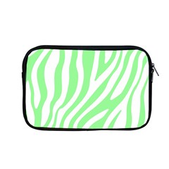 Green Zebra Vibes Animal Print  Apple Macbook Pro 13  Zipper Case by ConteMonfrey