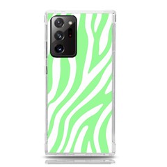 Green Zebra Vibes Animal Print  Samsung Galaxy Note 20 Ultra Tpu Uv Case by ConteMonfrey