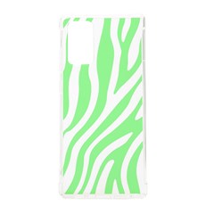 Green Zebra Vibes Animal Print  Samsung Galaxy Note 20 Tpu Uv Case by ConteMonfrey