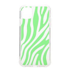 Green Zebra Vibes Animal Print  Iphone 11 Tpu Uv Print Case