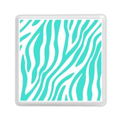 Blue Zebra Vibes Animal Print   Memory Card Reader (square) by ConteMonfrey