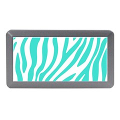 Blue Zebra Vibes Animal Print   Memory Card Reader (mini) by ConteMonfrey