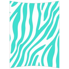 Blue Zebra Vibes Animal Print   Back Support Cushion by ConteMonfrey