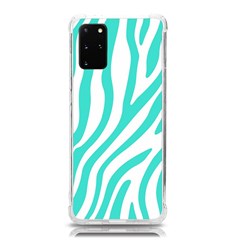 Blue Zebra Vibes Animal Print   Samsung Galaxy S20plus 6 7 Inch Tpu Uv Case by ConteMonfrey