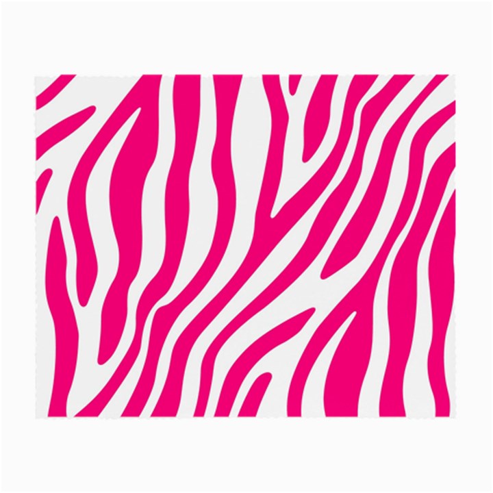 Pink Fucsia Zebra Vibes Animal Print Small Glasses Cloth