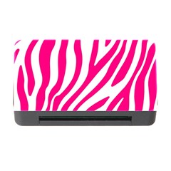 Pink Fucsia Zebra Vibes Animal Print Memory Card Reader With Cf by ConteMonfrey