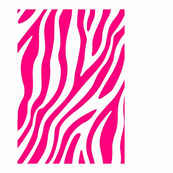 Pink Fucsia Zebra Vibes Animal Print Small Garden Flag (Two Sides)