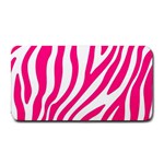 Pink Fucsia Zebra Vibes Animal Print Medium Bar Mat 16 x8.5  Bar Mat