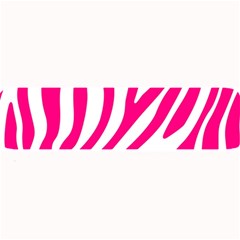 Pink Fucsia Zebra Vibes Animal Print Large Bar Mat by ConteMonfrey