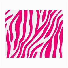 Pink Fucsia Zebra Vibes Animal Print Small Glasses Cloth by ConteMonfrey