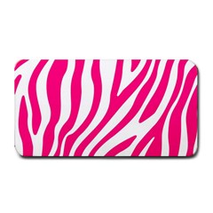 Pink Fucsia Zebra Vibes Animal Print Medium Bar Mat by ConteMonfrey