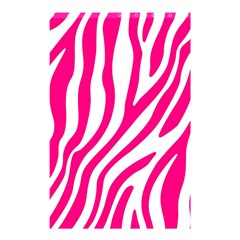 Pink Fucsia Zebra Vibes Animal Print Shower Curtain 48  X 72  (small)  by ConteMonfrey