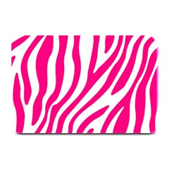 Pink Fucsia Zebra Vibes Animal Print Plate Mats by ConteMonfrey