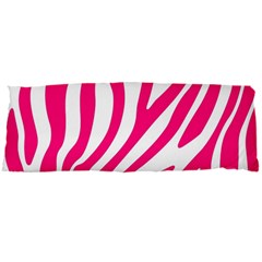 Pink Fucsia Zebra Vibes Animal Print Body Pillow Case Dakimakura (two Sides) by ConteMonfrey