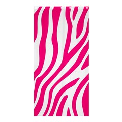 Pink Fucsia Zebra Vibes Animal Print Shower Curtain 36  X 72  (stall)  by ConteMonfrey