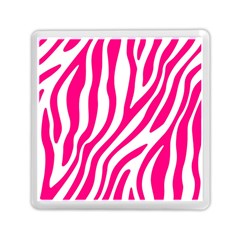 Pink Fucsia Zebra Vibes Animal Print Memory Card Reader (square) by ConteMonfrey