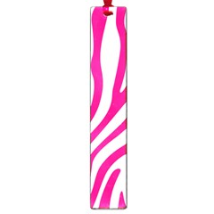 Pink Fucsia Zebra Vibes Animal Print Large Book Marks by ConteMonfrey