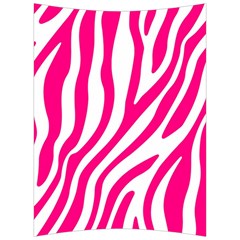 Pink Fucsia Zebra Vibes Animal Print Back Support Cushion by ConteMonfrey