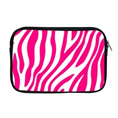 Pink Fucsia Zebra Vibes Animal Print Apple Macbook Pro 17  Zipper Case by ConteMonfrey