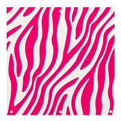 Pink Fucsia Zebra Vibes Animal Print Banner And Sign 4  X 4  by ConteMonfrey