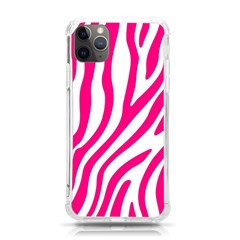 Pink Fucsia Zebra Vibes Animal Print Iphone 11 Pro Max 6 5 Inch Tpu Uv Print Case by ConteMonfrey